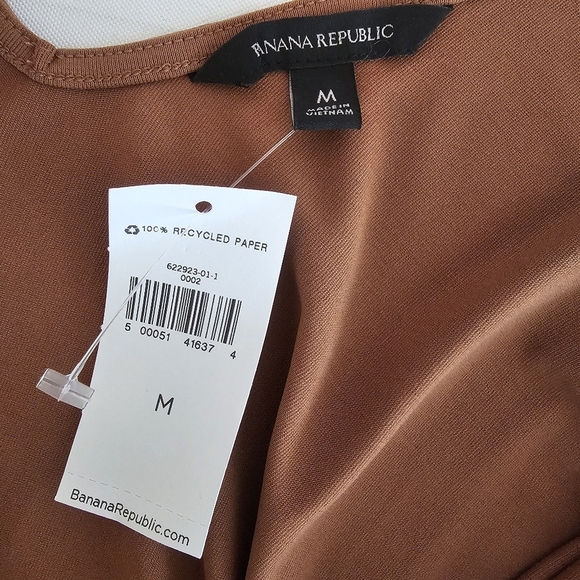 Banana Republic Brown Sleeveless Tie Belt Dress - Picture 5 of 10